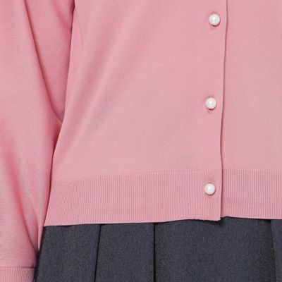 立体フラワーモチーフニットカーディガン（51131602） | Rose