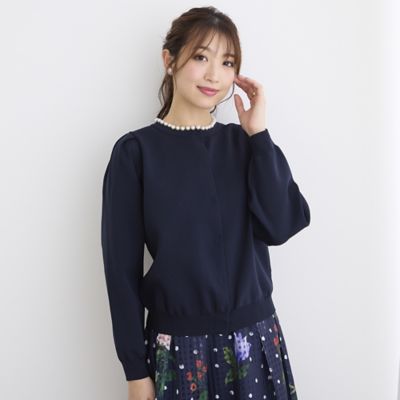 Tiara（ティアラ）の「ゴールドライン2WAYハニカムニット
