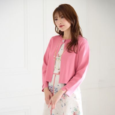 ビジューボタンニットカーディガン（51132501） | Rose