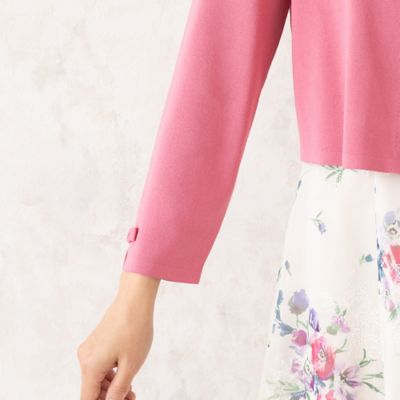 ビジューボタンニットカーディガン（51132501） | Rose