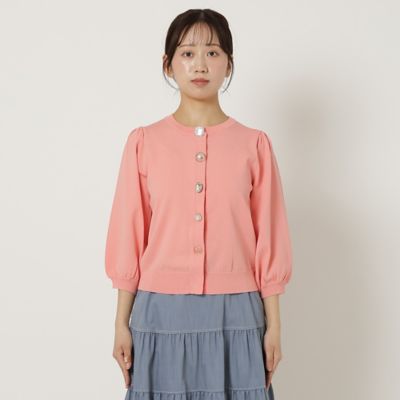 ビジューボタンカーディガン（５１１３２５０３）