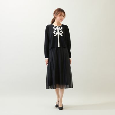 人気再登場】リボンカーディガン（51135503） | Rose Tiara