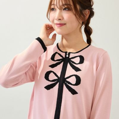 人気再登場】リボンカーディガン（51135503） | Rose