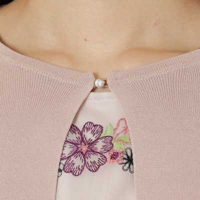 刺繍ニットカーディガン（５１１３６４０１）