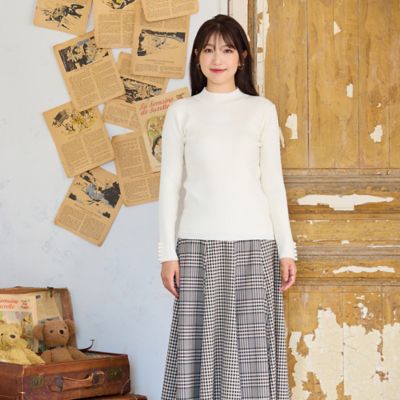 定番人気アイテム】リブニット（51136504） | Rose Tiara