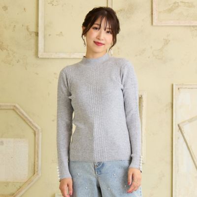 定番人気アイテム】リブニット（51136504） | Rose Tiara