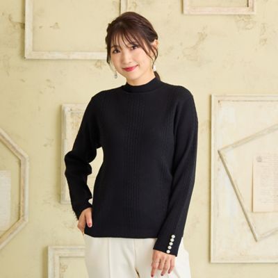 定番人気アイテム】リブニット（51136504） | Rose Tiara