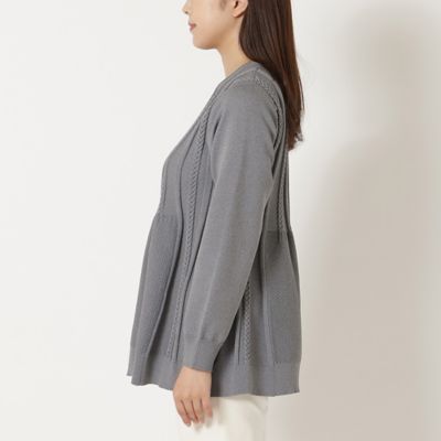 ペプラムニットプルオーバー（51136507） | Rose Tiara (Women