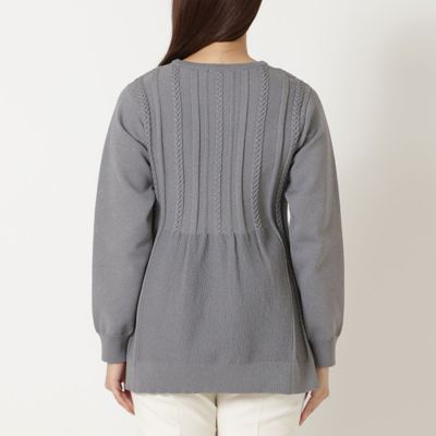 【新品】ローズティアラ ペプラムニットプルオーバー 大きいサイズ セーター Rose Tiara｜ペプラムニットプルオーバー | Rakuten Fashion(楽天