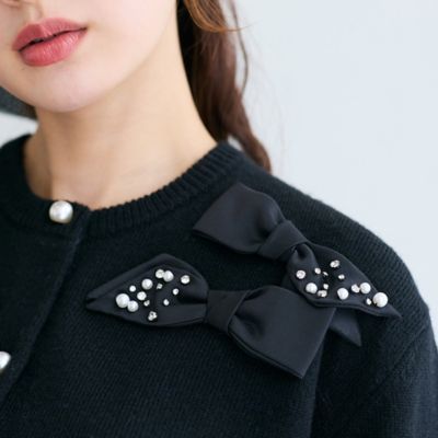 リボンニットカーディガン（51136601） | Rose Tiara (Women