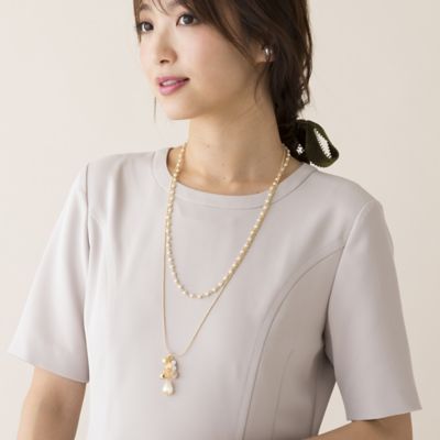 ＜Rose Tiara (Women/大きいサイズ)＞クリアいちごチェーンネックレス（５１１４１４０３）
