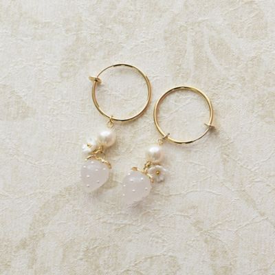 いちごフープイヤリング（51141407） | Rose Tiara