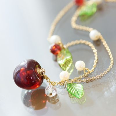 ＜Rose Tiara (Women/大きいサイズ)＞チェリーネックレス（５１１４２５１１）