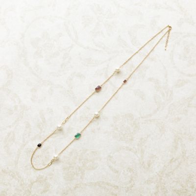 ＜Rose Tiara (Women/大きいサイズ)＞マルチストーンネックレス（５１１４５３０２）