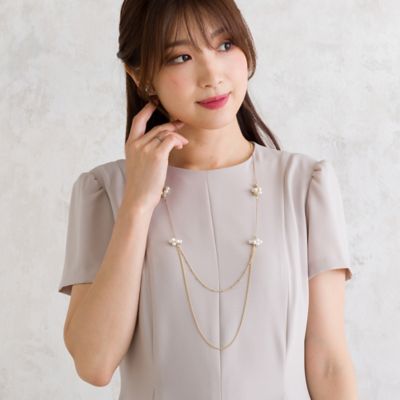 パールブーケネックレス（５１１４５４０４）