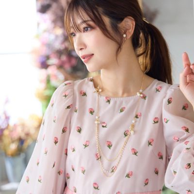 チューリップネックレス（51145506） | Rose Tiara (Women 