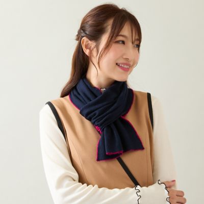 リバーシブル】ミニマフラー（51166502） | Rose Tiara (Women