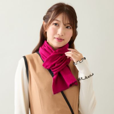 リバーシブル】ミニマフラー（51166502） | Rose Tiara (Women