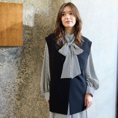 【セットアップ対応】ダブルクロスＶネックジレ（５６００１５０１）
