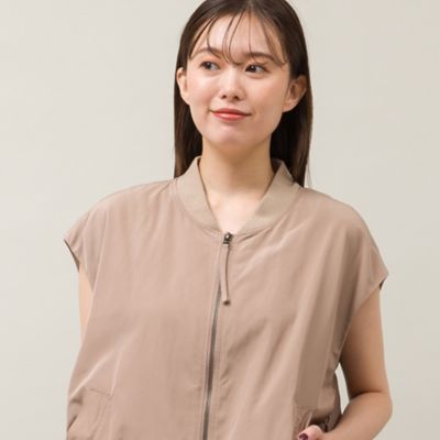 脇線ギャザー・ＭＡ－１ジレ（５６００６４０１）