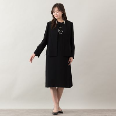 【セットアップ対応】ダブルクロスチュール袖ドレス（５６０１１５０１）