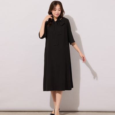 ＜PISANO＞【セットアップ対応】セラテリー梨地ワンピース（５６０１２６０１）