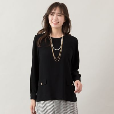 【セットアップ対応】ダブルクロスブラウス（５６０３１５０２）