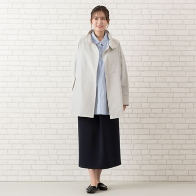 【手洗いＯＫ・防シワ】ストライプオーバーシャツ（５６０３１５０４）