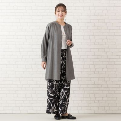 手洗いOK・綿100％】製品洗いスラブデニムチュニック