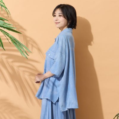 綿100％・手洗いOK・セットアップ対応】ブラスト加工クロップト