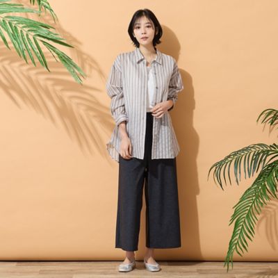 手洗いOK】マルチストライプ柄シャツ（56033608） | PISANO
