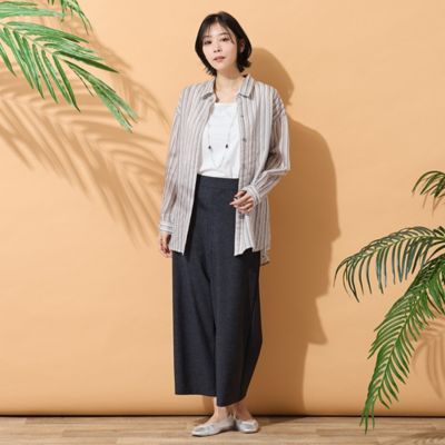 手洗いOK】マルチストライプ柄シャツ（56033608） | PISANO