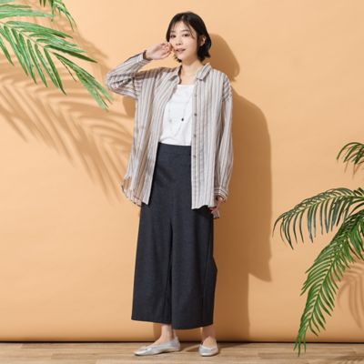 手洗いOK】マルチストライプ柄シャツ（56033608） | PISANO