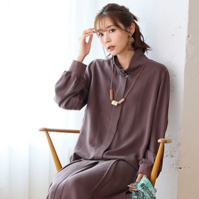 手洗いOK・セットアップ対応】製品洗い加工・デニム風ブルゾン