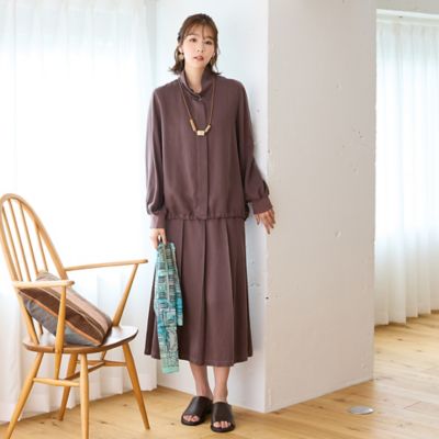 手洗いOK・セットアップ対応】製品洗い加工・デニム風ブルゾン