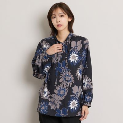 手洗いOK・一部店舗・EC限定】フラワープリントバンドカラー
