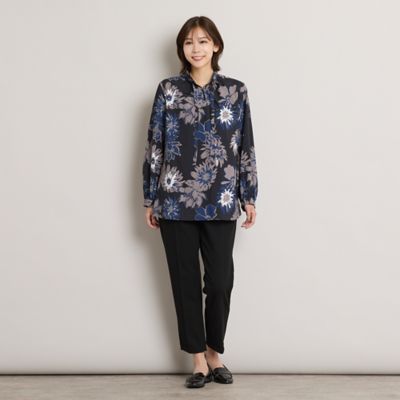 手洗いOK・一部店舗・EC限定】フラワープリントバンドカラー
