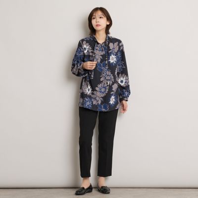 手洗いOK・一部店舗・EC限定】フラワープリントバンドカラー