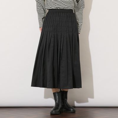 ＜PISANO＞【セットアップ対応】片ヒダプリーツスカート（５６０４５５０１）