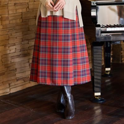 MARK&LONA チェック柄スカートMサイズ相当 MARK&LONA チェック柄スカートMサイズ相当 チェック柄切替