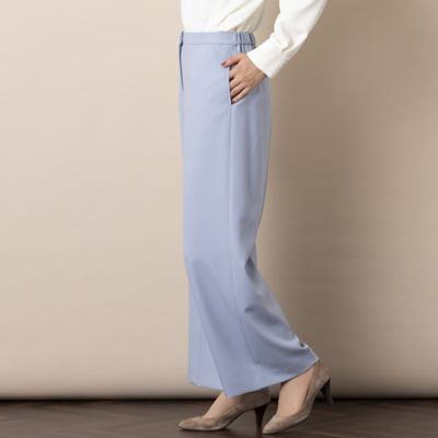 センタープレス・ワイドストレートパンツ（56051401