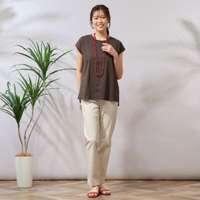 手洗いOK・UVカット・接触冷感・速乾】スリムストレートパンツ