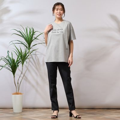 手洗いOK・UVカット・接触冷感・速乾】スリムストレートパンツ