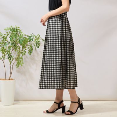 セットアップ対応】シズルチェックキュロットパンツ（56052510
