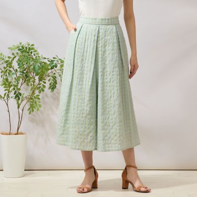 セットアップ対応】シズルチェックキュロットパンツ（56052510