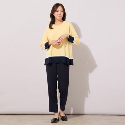 セットアップ対応】ピンタックテーパードパンツ（56052601