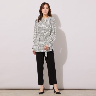 セットアップ対応】ピンタックテーパードパンツ（56052601