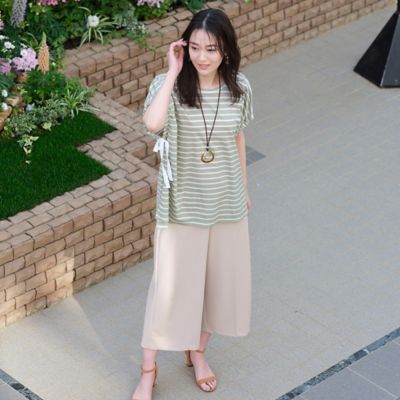ワイドストレート・センタープレスパンツ（５６０５３４０７）