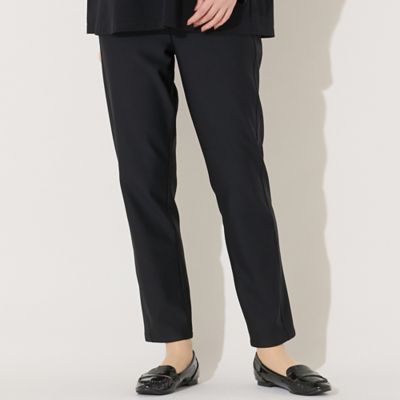 【送料無料】PISANO/ピサーノ 大きいサイズ ローズファイン・サイド切り替えパンツ(56055501) クロ パンツ・ズボン【三越伊勢丹/公式】