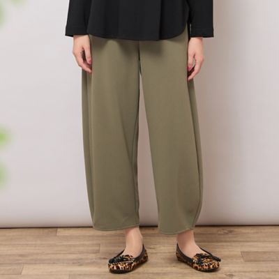 【送料無料】PISANO/ピサーノ 大きいサイズ【手洗いOK・接触冷感・吸水速乾・セットアップ対応】バレルパンツ(56055504) カーキ パンツ・ズボン【三越伊勢丹/公式】